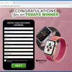 congratulations you are todays winner estafa apple watch