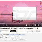 SilentCryptoMiner distribuido a través de YouTube 2