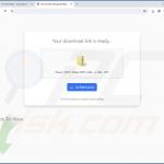 Sitio web utilizado para promocionar el secuestrador de navegadores SwiftSeek 1