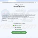 Pro Video Downloader adware oficial page 2