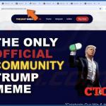 $TRUMP Airdrop Sitio web fraudulento y falso 3