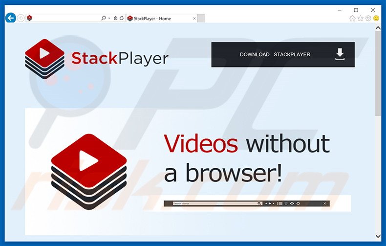 software publicitario Stack Player