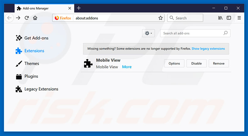 Paso para eliminar Pokki ads de Mozilla Firefox 2