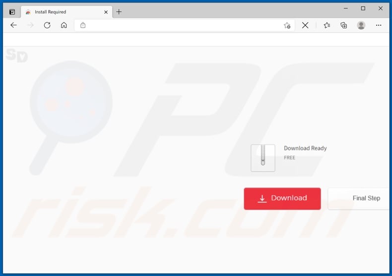 Sitio web utilizado para promocionar el secuestrador de navegadores Newtab