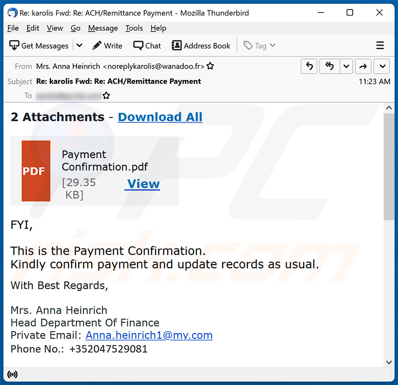 Payment Confirmation email estafa (2023-06-15)