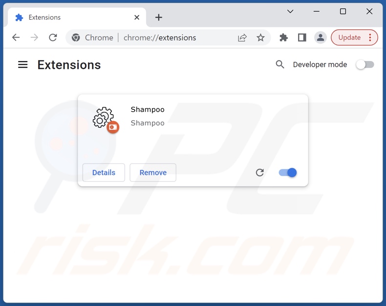 Eliminar extensiones de Google Chrome relacionadas con ythingamgladt.com