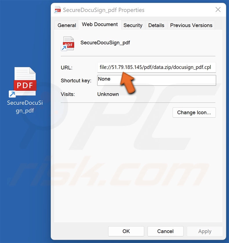 Fichero de proliferación del malware Phemedrone