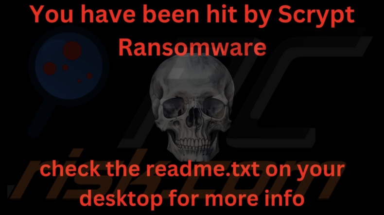 Scrypt ransomware papel pintado