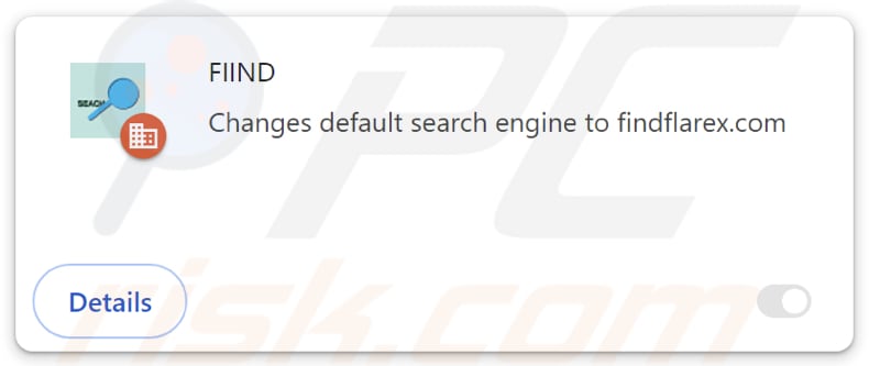 findflarex.com secuestrador del navegador