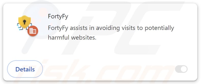 FortyFy extensión de navegador