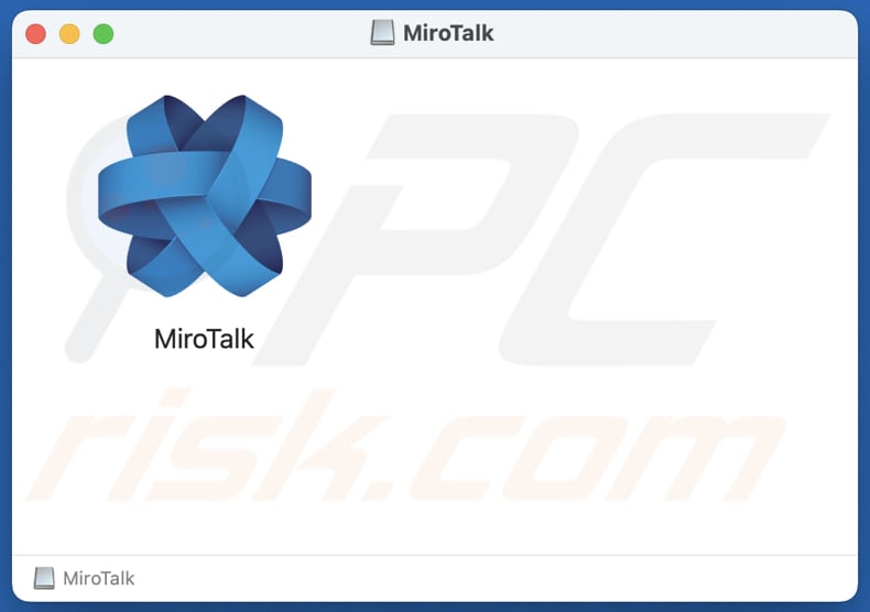 BeaverTail malware falso archivo dmg mirotalk