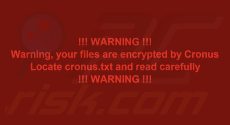 Cronus ransomware papel pintado