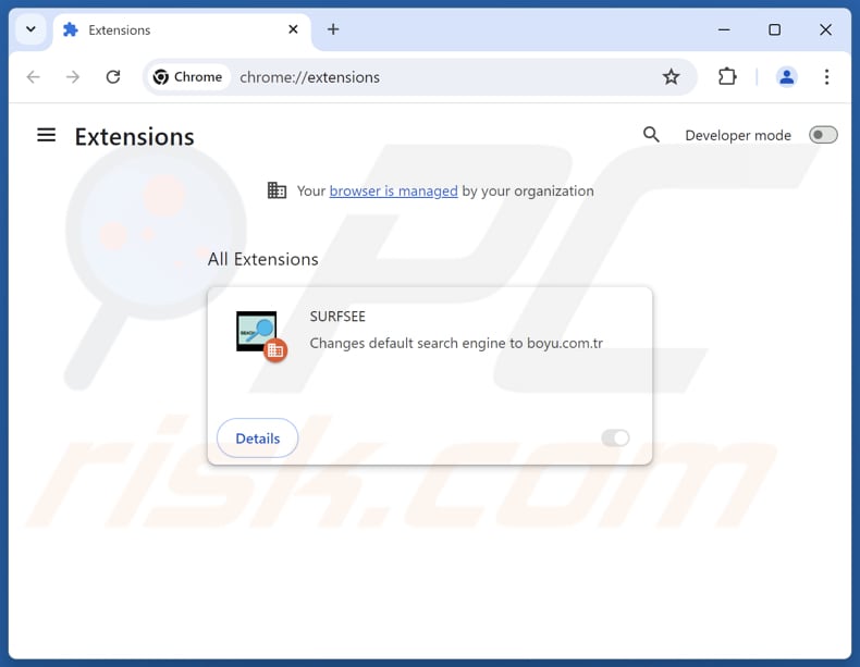 Eliminación de las extensiones de Google Chrome relacionadas con el secuestrador del navegador Microsoft Edge