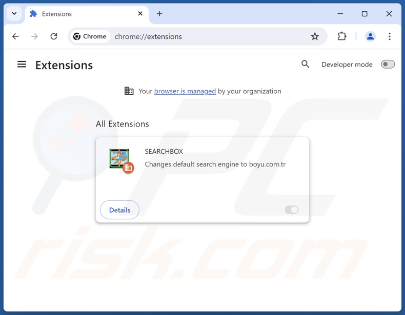 Eliminación de las extensiones de Google Chrome relacionadas con findflarex.com