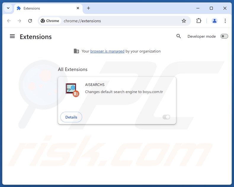 Eliminación de las extensiones de Google Chrome relacionadas con findflarex.com