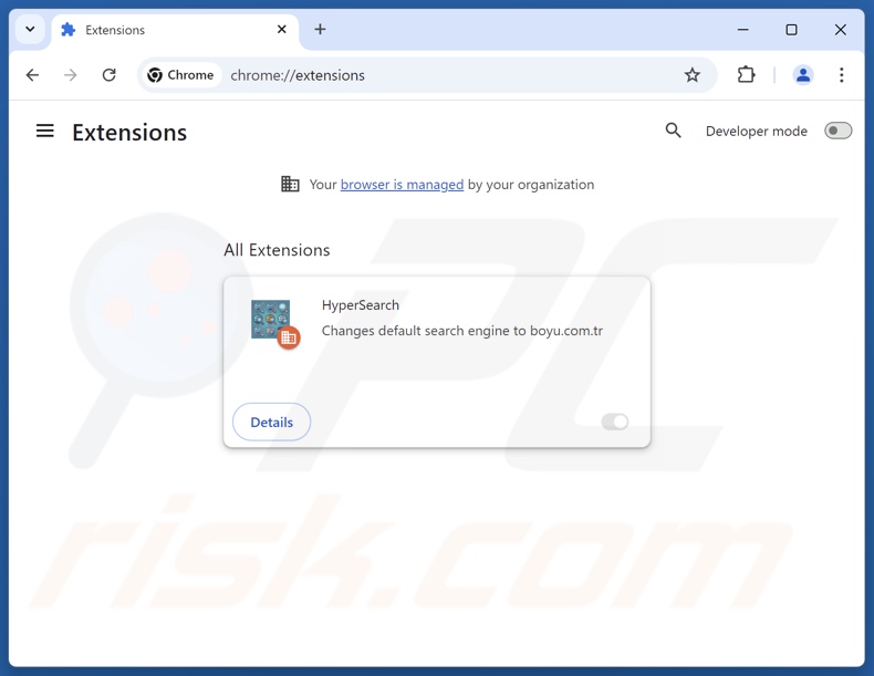 Eliminación de las extensiones de Google Chrome relacionadas con findflarex.com