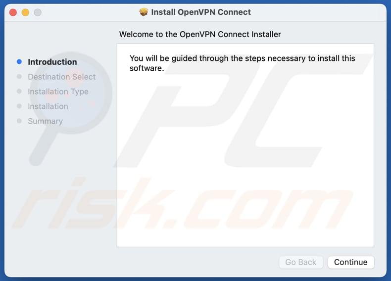 HZ RAT malware falso instalador de OpenVPN Connect