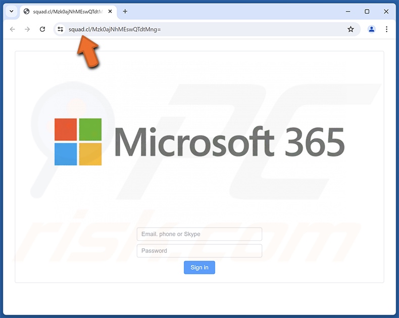 Microsoft Office 365 - Password Notification correo electrónico fraudulento promovido sitio de phishing