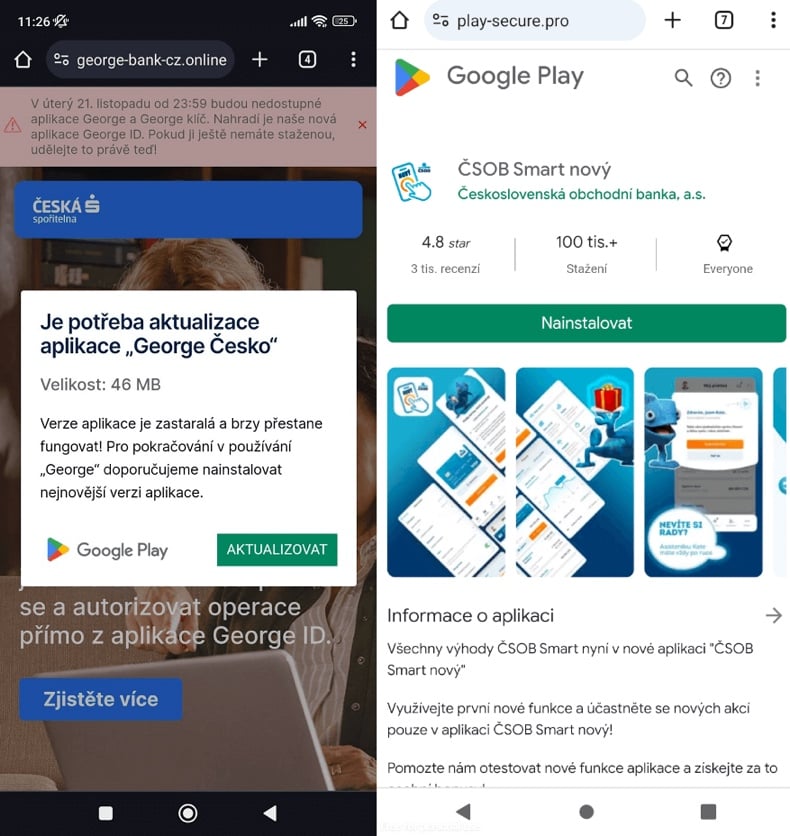 El malware NGate se propaga a través de sitios camuflados como webs bancarias y Google Play