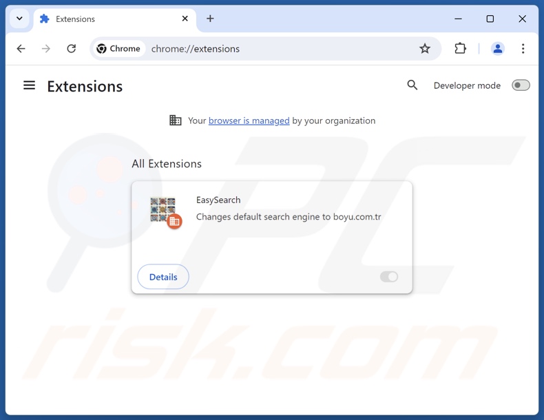 Eliminación de las extensiones de Google Chrome relacionadas con findflarex.com