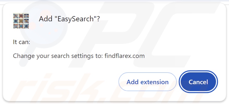 El secuestrador del navegador EasySearch pide permisos