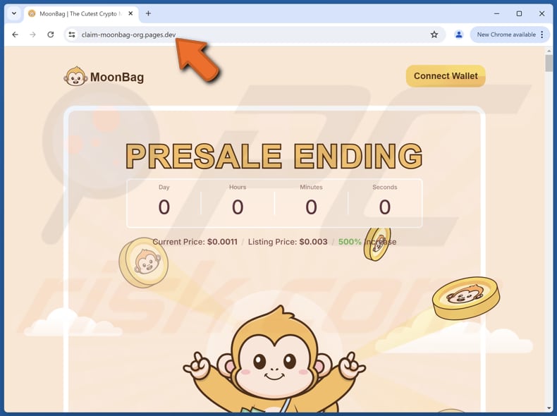 MoonBag Presale estafa