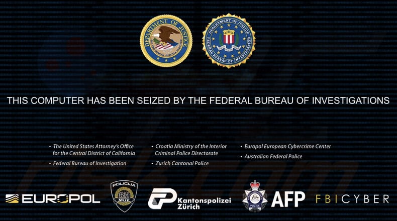 Property Of The FBI ransomware papel pintado