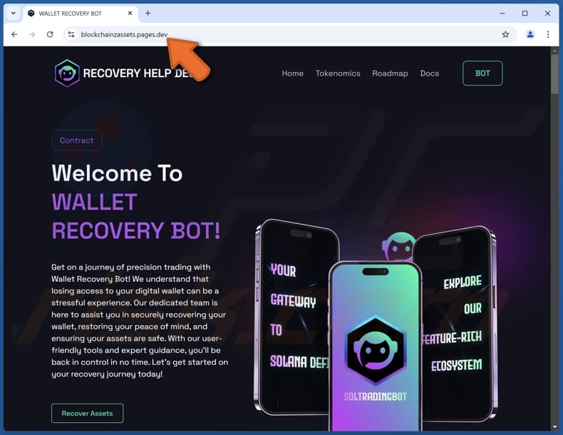 Wallet Recovery Bot estafa