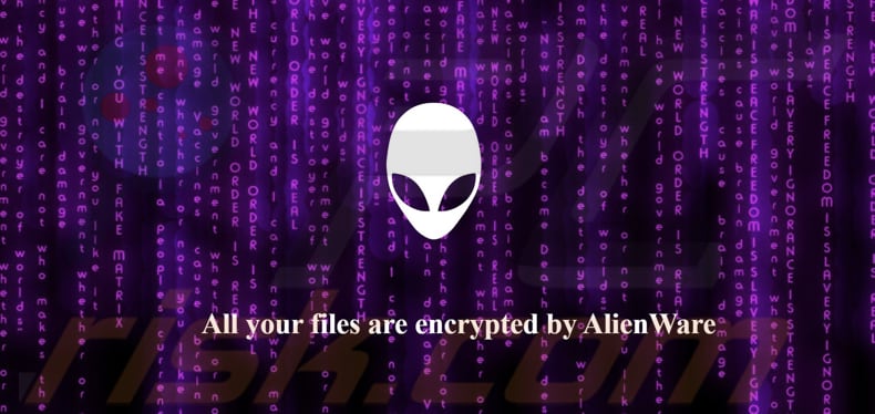 AlienWare ransomware papel pintado