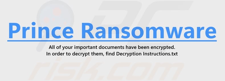 Black (Prince) ransomware papel pintado