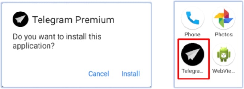 FireScam malware instalación de la fuente de malware cyfirma.com