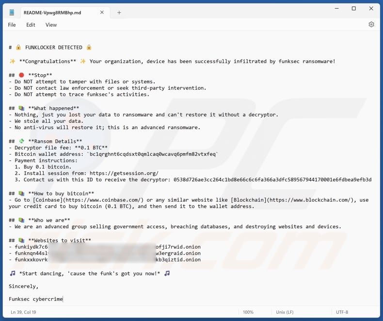 FunkLocker (FunkSec) ransomware nota de rescate (README-[random_string].md)