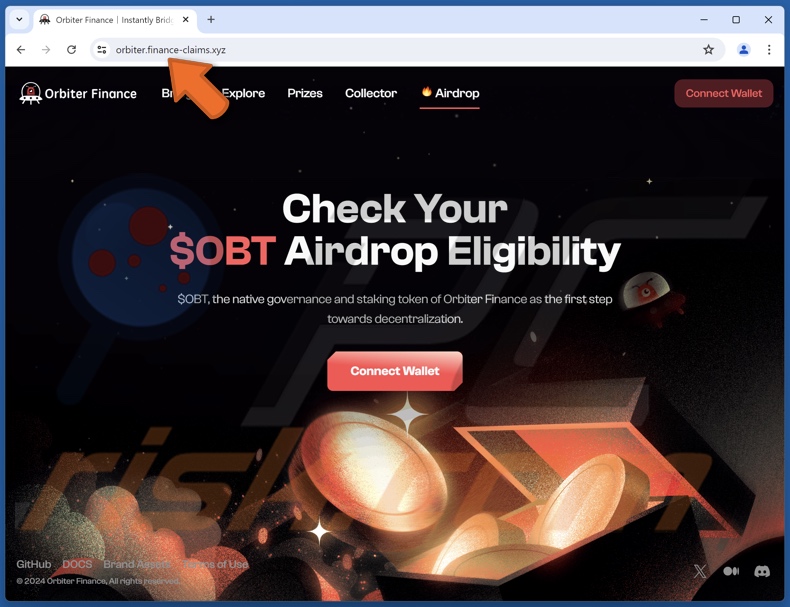 $OBT Airdrop estafa