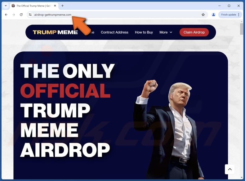 $TRUMP Airdrop estafa