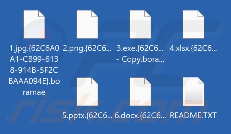 Archivos cifrados por el ransomware Boramae (extensión .boramae)