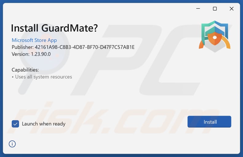 GuardMate configuración de la instalación