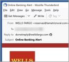 Estafa por correo electrónico Wells Fargo - Account Verification Required