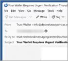 Estafa por correo electrónico Trust Wallet - New Security Alert