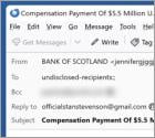 Estafa por correo electrónico Bank Of Scotland