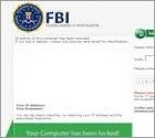 Virus del FBI Su ordenador se ha bloqueado