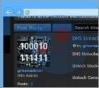 Software publicitario DNS Unlocker