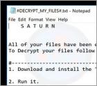 Virus encriptador Saturn