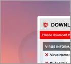 Virus fraudulento en ventana emergente Bankworm (Mac)