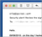 Email Fraude "On This Day I Hacked Your OS"