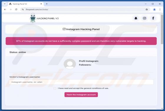 Instagram Account Hack Estafa