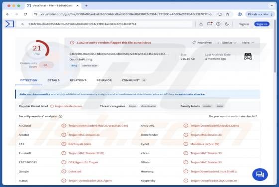 Malware notnullOSX (Mac)
