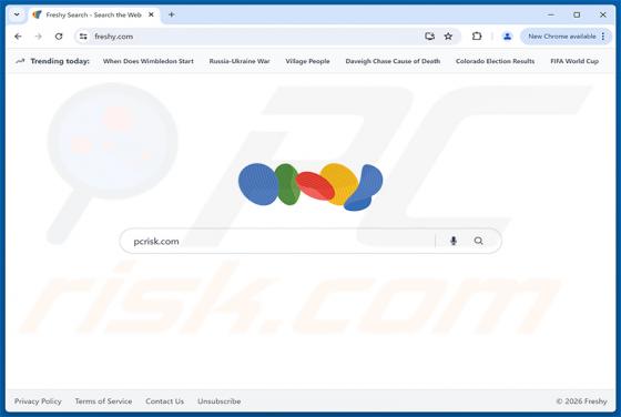 Secuestrador de navegador Freshy Search