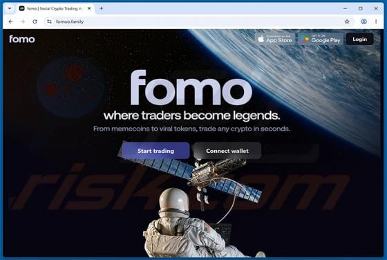 Fake Fomo Trading Platform estafa