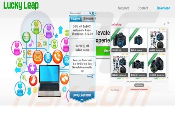 Anuncios emergentes de Lucky Leap