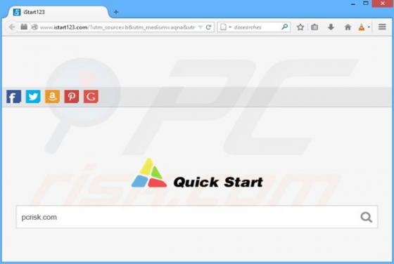 istart123.com se carga automáticamente